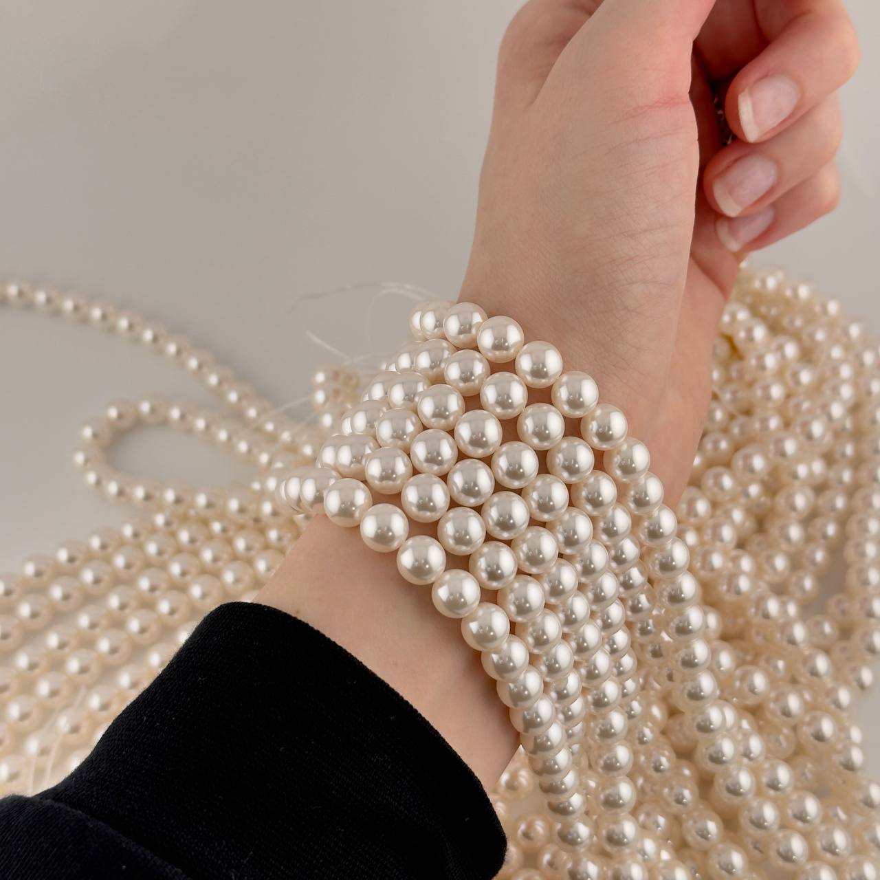 Майорка (Swarovski) айвори Люкс качество размеры 4мм 6мм 8мм 10мм 12мм