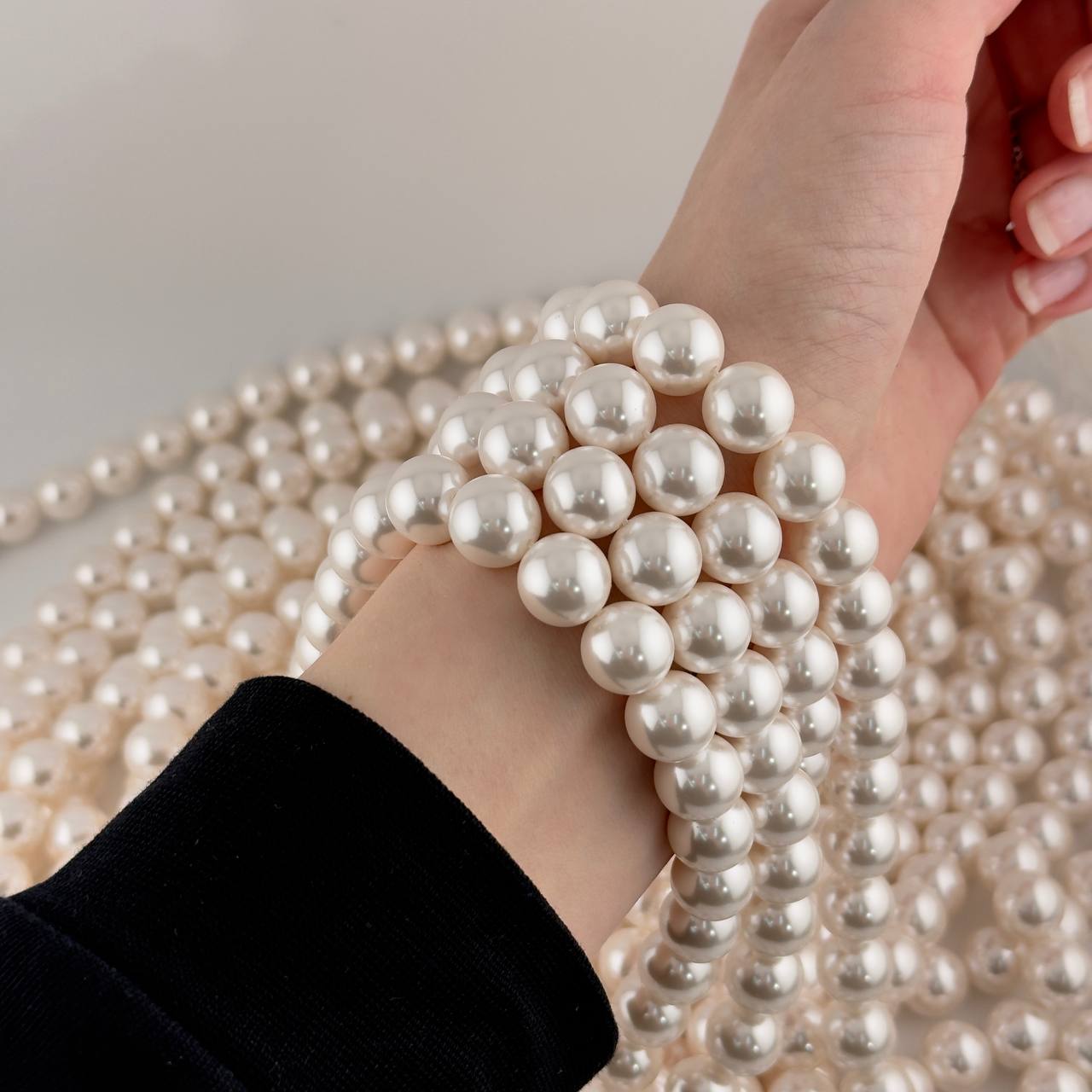 Майорка (Swarovski) айвори Люкс качество размеры 4мм 6мм 8мм 10мм 12мм